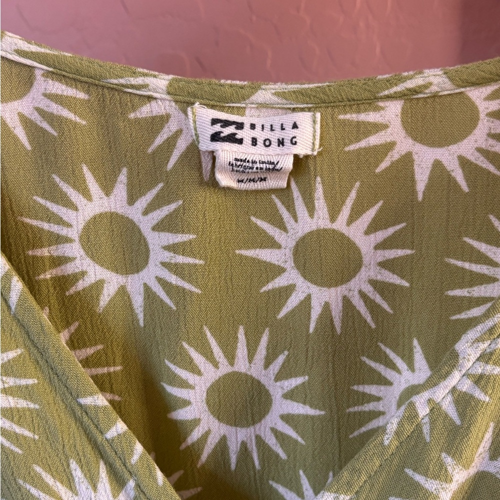 Billabong Olive Sunburst Dress - Picture 2 of 3